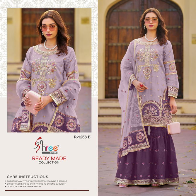 R 1268 By Shree Khat;i Work Organza Pakistani Readymade Suits Wholesalers In Delhi